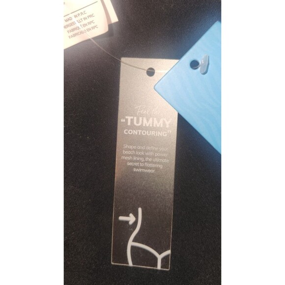 *NWT* Cupshe One-Piece Tummy Control Contouring Halter Bathing Suit- Size L - Picture 12 of 14